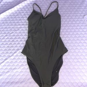 Olive green one piece